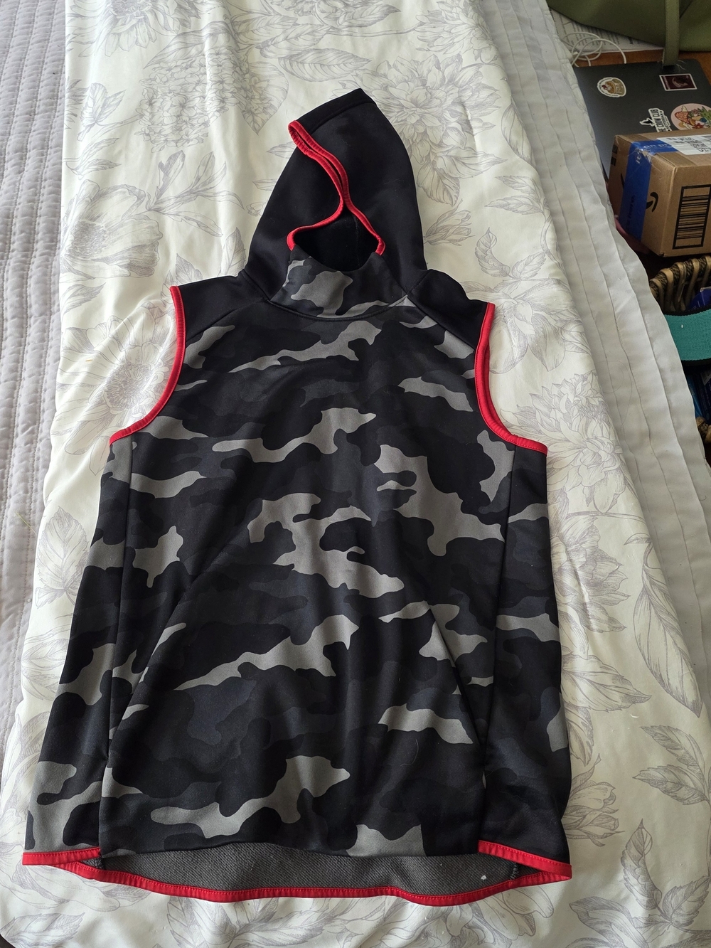Old Navy Black Jacket with Red Trim